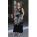171147 - Vestido Midi Estampa Folhagem